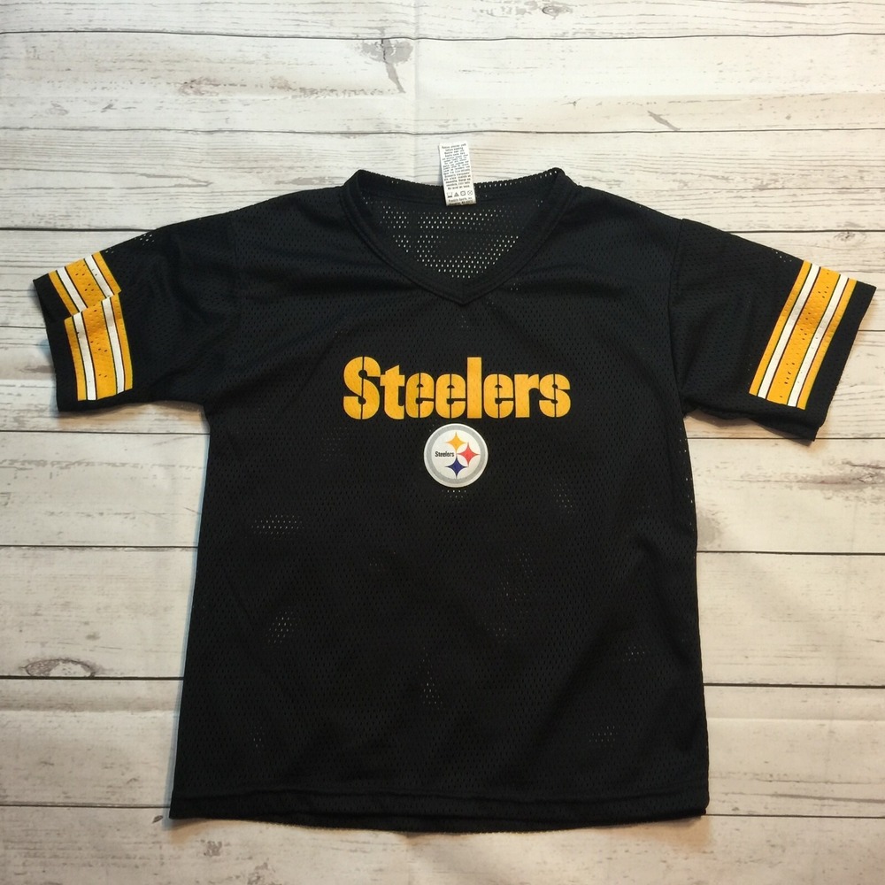 Pittsburgh Steelers Troy Polamalu NFL Mesh Jersey‎ Franklin Youth Boys Size M